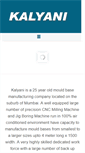 Mobile Screenshot of kalyanimouldbase.com
